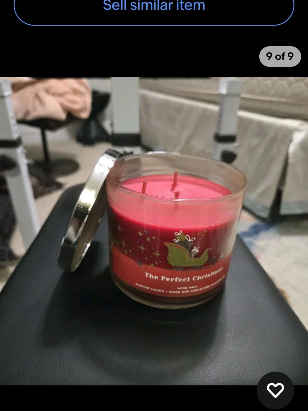 MEGA 7-Pc BBW Christmas Candle Lot: TO ALL A GOODNIGHT + FELIZ NAVIDAD Glass